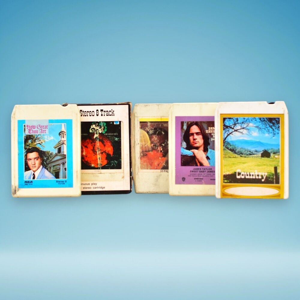 8 track tapes lot bundle elvis presley country